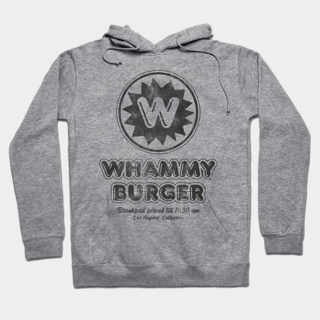 Whammy Burger Vintage 90's Hoodie by mech4zone